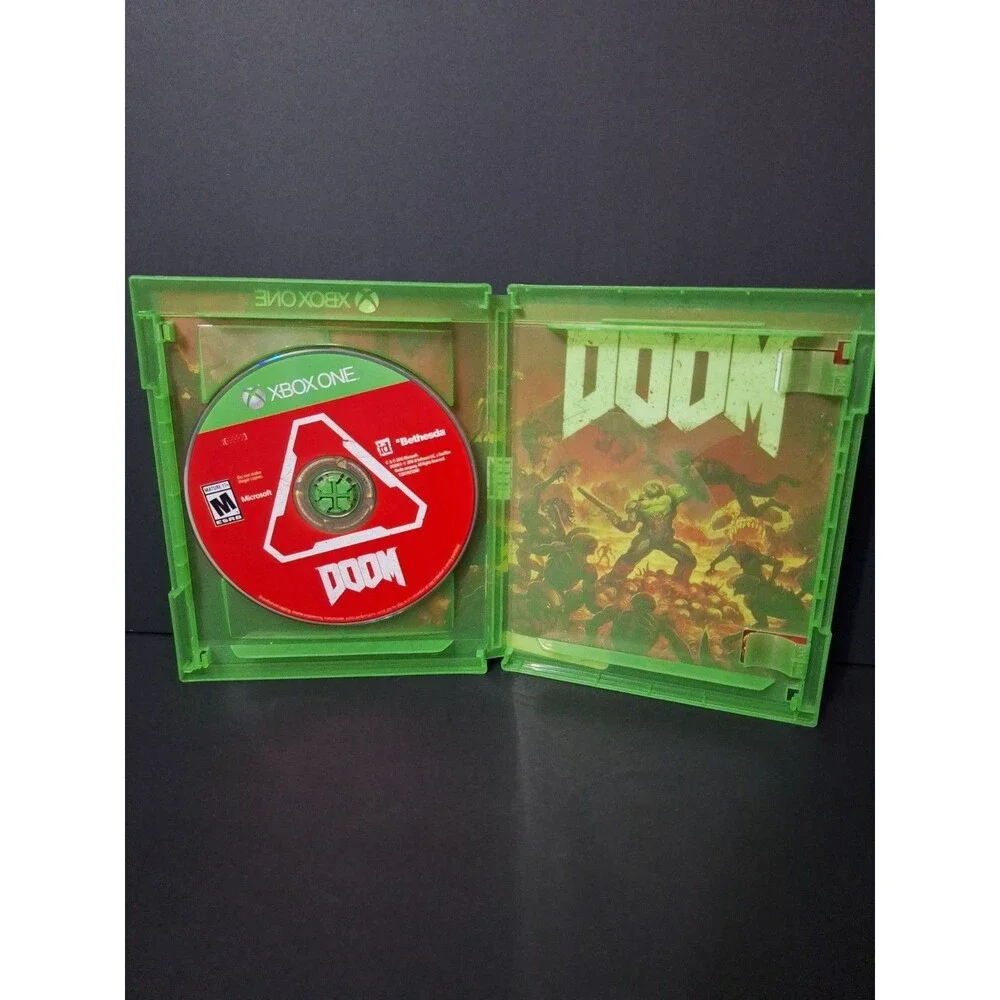 Xbox One Doom Video Game In Box No Scratches